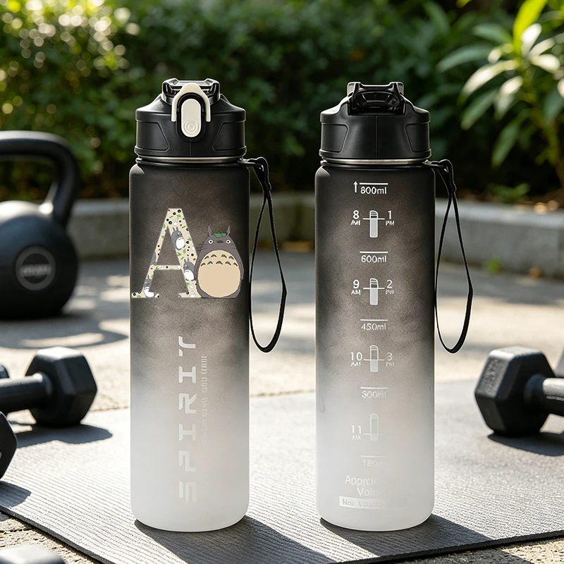 800ML Totoro Water Cup Travel Portable Leakproof Water Bottle Anime Cartoon Letter Print Gradient Drinking Cups Drinking Bottles
800ML Totoro Water Cup Travel Portable Leakproof Water Bottle Anime Cartoon Letter Print Gradient Drinking Cups Drinking Bottles