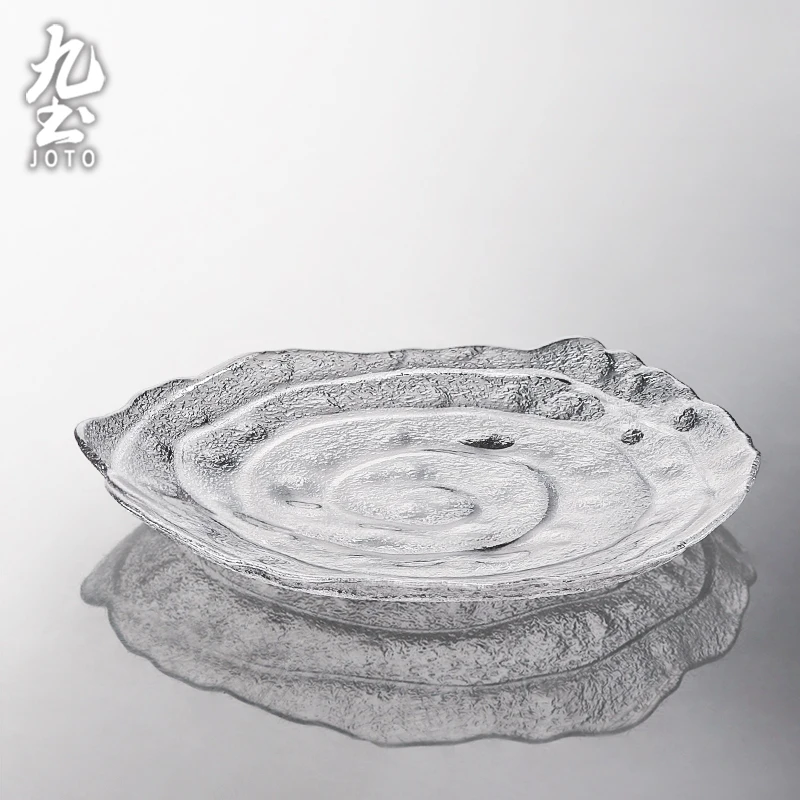 JOTO Simplicity Sophistication luxury and style Creative Handmade Glass Dim Sum Plate CJR0580
JOTO Simplicity Sophistication luxury and style Creative Handmade Glass Dim Sum Plate CJR0580
