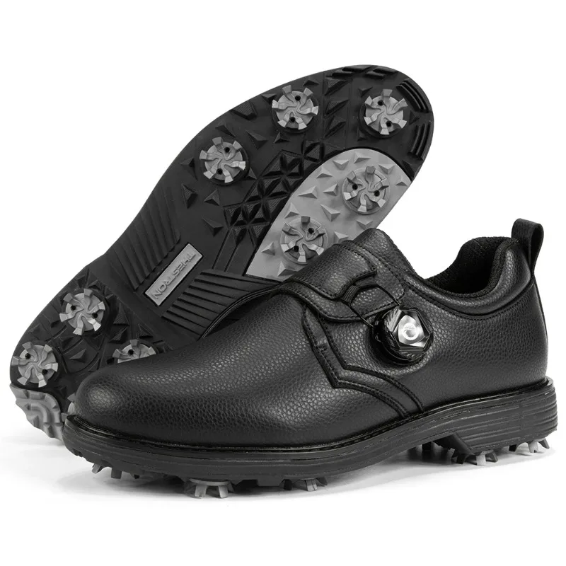 Professional Golf Shoes for Men Black White Athletic Shoes Mens Quick Lacing Golf Training Shoe Man Anti-Slip Spikes Golf Shoe
Professional Golf Shoes for Men Black White Athletic Shoes Mens Quick Lacing Golf Training Shoe Man Anti-Slip Spikes Golf Shoe