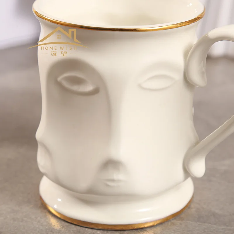 Creative face mug office luxury ceramic mug living room home exquisite coffee cup turkish coffee cups tumbler with straw tazer
Creative face mug office luxury ceramic mug living room home exquisite coffee cup turkish coffee cups tumbler with straw tazer