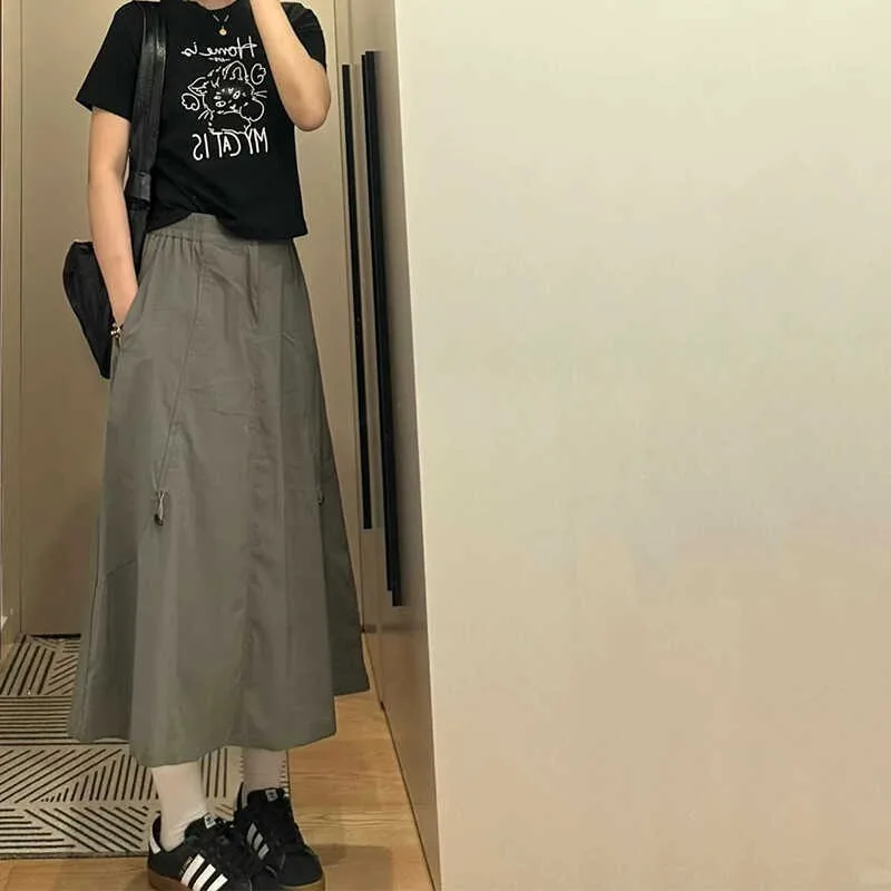 2025Hot New American Style Drawstring Parachute Skirt Women Autumn Plus SizemmHigh Waist SlimmingAWorkwear Style Midi Skirt
2025Hot New American Style Drawstring Parachute Skirt Women Autumn Plus SizemmHigh Waist SlimmingAWorkwear Style Midi Skirt