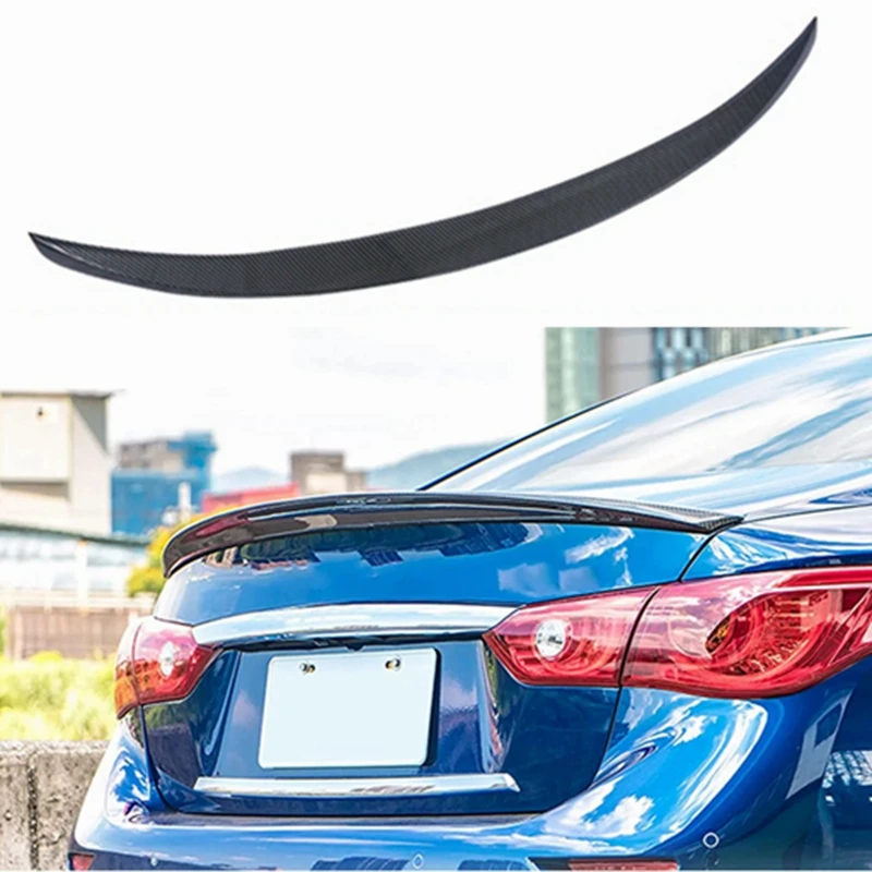 FOR Infiniti Q50 Q50S Q50L US Style Carbon fiber Rear Spoiler Trunk wing 2014-2020 FRP Forged carbon
FOR Infiniti Q50 Q50S Q50L US Style Carbon fiber Rear Spoiler Trunk wing 2014-2020 FRP Forged carbon