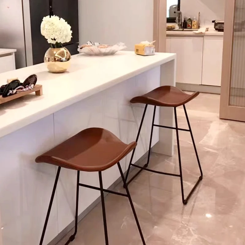 Metal Stool High Luxury Bar Chairs Aesthetic Kitchen Backrest Counter Ergonomic Outdoor Nordic Taburete Alto Home Furniture
Metal Stool High Luxury Bar Chairs Aesthetic Kitchen Backrest Counter Ergonomic Outdoor Nordic Taburete Alto Home Furniture