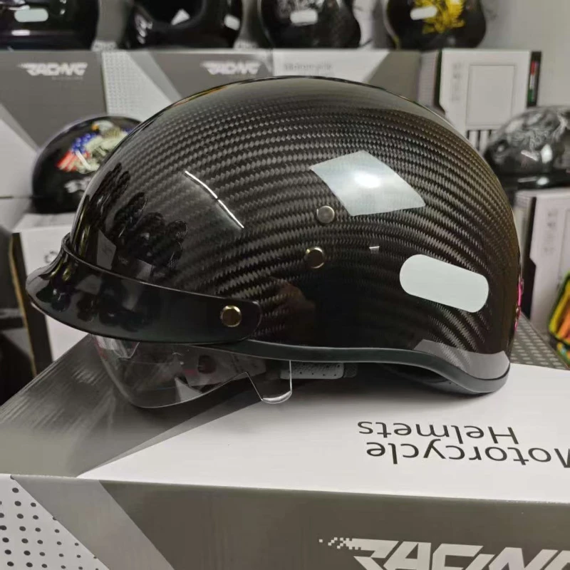 KAESE 3k glossy carbon fiber half helmet, electric bike, motorcycle, summer cycling safety helmet unisex, DOT helmet
KAESE 3k glossy carbon fiber half helmet, electric bike, motorcycle, summer cycling safety helmet unisex, DOT helmet