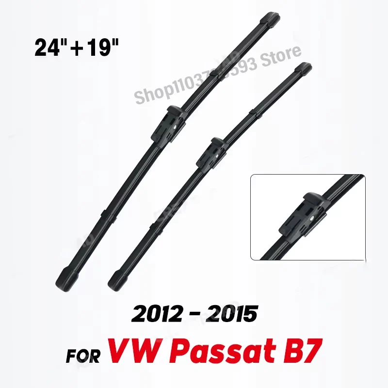 Wiper LHD Front Wiper Blades For VW Passat B7 2012 - 2015 Windshield Windscreen Window Car Rain Brushes 24"+19"
Wiper LHD Front Wiper Blades For VW Passat B7 2012 - 2015 Windshield Windscreen Window Car Rain Brushes 24"+19"