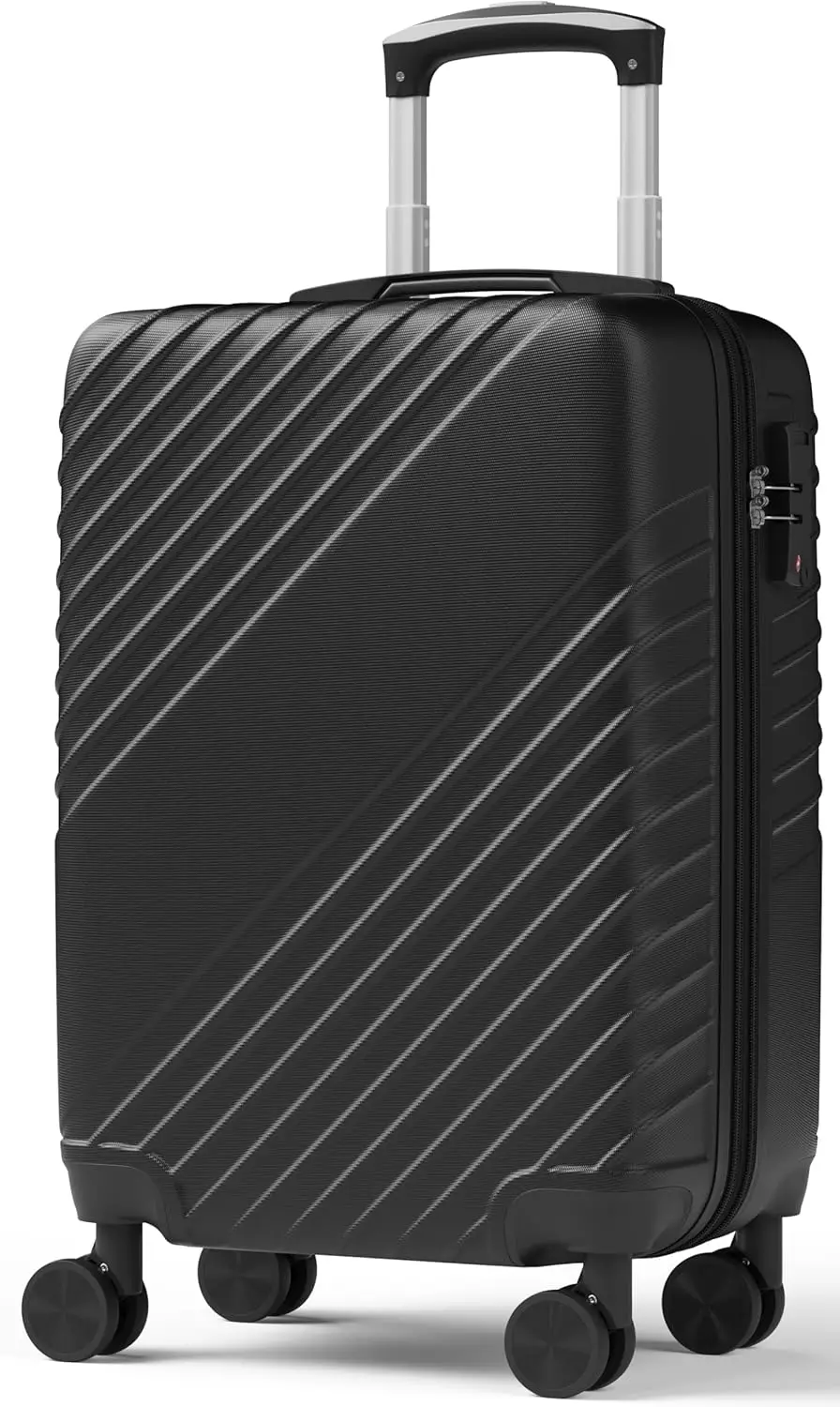 20" Carry On Luggage, ABS Hardside Spinner, Airline-Approved Cabin with TSA Lock, Expandable Travel Suitcase
20" Carry On Luggage, ABS Hardside Spinner, Airline-Approved Cabin with TSA Lock, Expandable Travel Suitcase