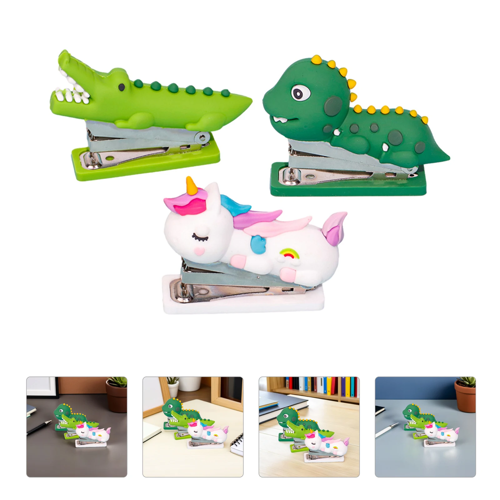 3pcs Cute Cartoon Mini Stapler For Desk Office School Handheld Reusable Stapler Small Portable Stationery Supply 
3pcs Cute Cartoon Mini Stapler For Desk Office School Handheld Reusable Stapler Small Portable Stationery Supply