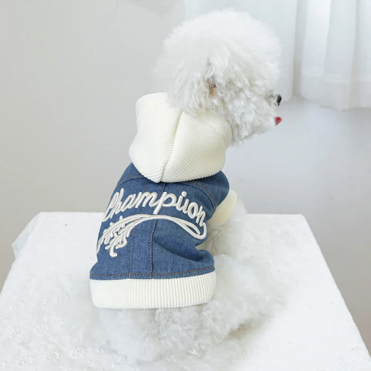 Pet Clothing Spring and Autumn Velvet Handsome Champion Cowboy Hat Coat Suitable for Small and Medium sized Dogs
Pet Clothing Spring and Autumn Velvet Handsome Champion Cowboy Hat Coat Suitable for Small and Medium sized Dogs