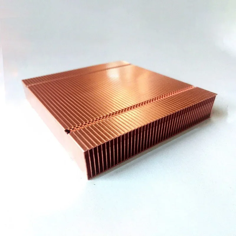 Pure Copper Cooling fins 75×68×12mm finned DIY Cooling fin Red copper Heatsink Radiator for Electronic Chip Heat Dissipation
Pure Copper Cooling fins 75×68×12mm finned DIY Cooling fin Red copper Heatsink Radiator for Electronic Chip Heat Dissipation