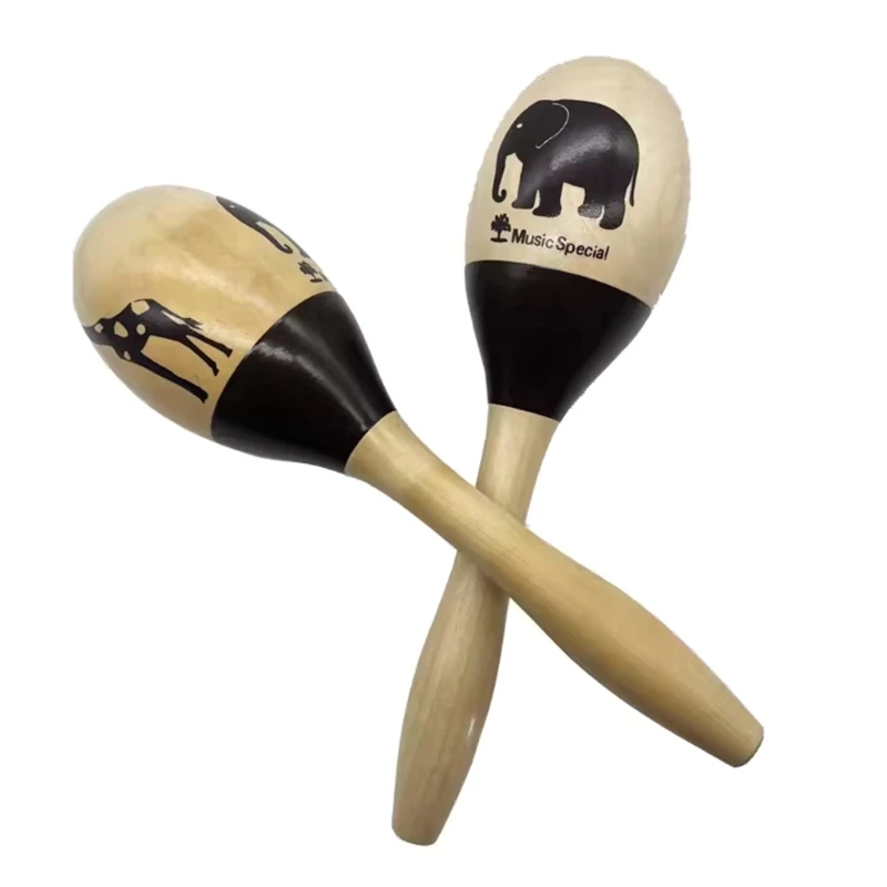 Maracas Solid Hardwood Sand Hammer Shaker with Beautiful Patterns Educational Percussion Musical Instrument Kid Toy 69HD
Maracas Solid Hardwood Sand Hammer Shaker with Beautiful Patterns Educational Percussion Musical Instrument Kid Toy 69HD