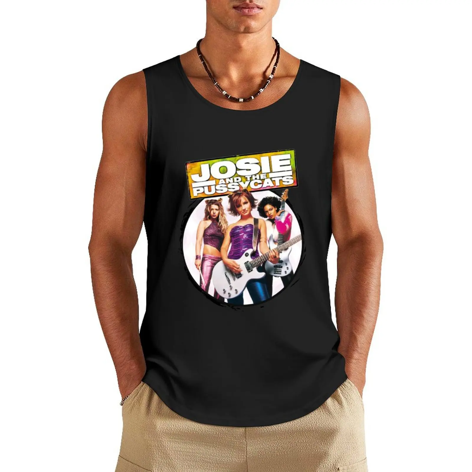 JOSIES AND THE PUSSYCATS Tank Top Men sleeveless tee man sexycostume gym training accessories
JOSIES AND THE PUSSYCATS Tank Top Men sleeveless tee man sexycostume gym training accessories