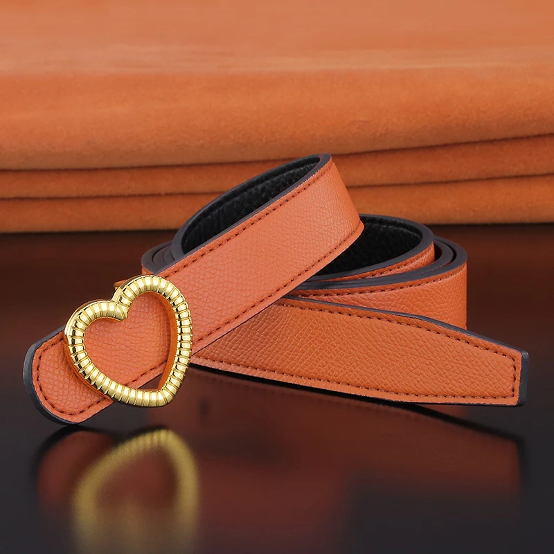 Fashion love heart buckle women belt high quality genuine leather 2.4cm casual lady famous brand jeans ceinture homme
Fashion love heart buckle women belt high quality genuine leather 2.4cm casual lady famous brand jeans ceinture homme