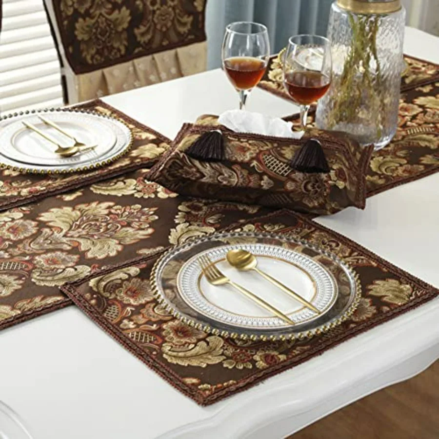 Винтажные роскошные жаккардовые дамасские салфетки с цветочным узором, набор из 6 штук, термостойкие, моющиеся, для кофейного столика, 11x15, декор для стола
Винтажные роскошные жаккардовые дамасские салфетки с цветочным узором, набор из 6 штук, термостойкие, моющиеся, для кофейного столика, 11x15, декор для стола