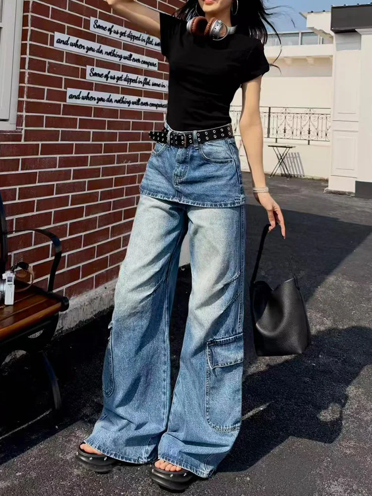 Casual High Waist Straight Leg Jeans Skirt Pants Workwear Trousers Washed Gradient Personalized Spring Summer New Arrival
Casual High Waist Straight Leg Jeans Skirt Pants Workwear Trousers Washed Gradient Personalized Spring Summer New Arrival