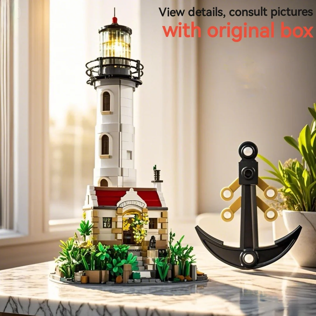 Motorized Rotating Lighthouse Building Kit 2056pcs w/LED & Power Functions compatible 21335 Christmas and birthday gifts
Motorized Rotating Lighthouse Building Kit 2056pcs w/LED & Power Functions compatible 21335 Christmas and birthday gifts
