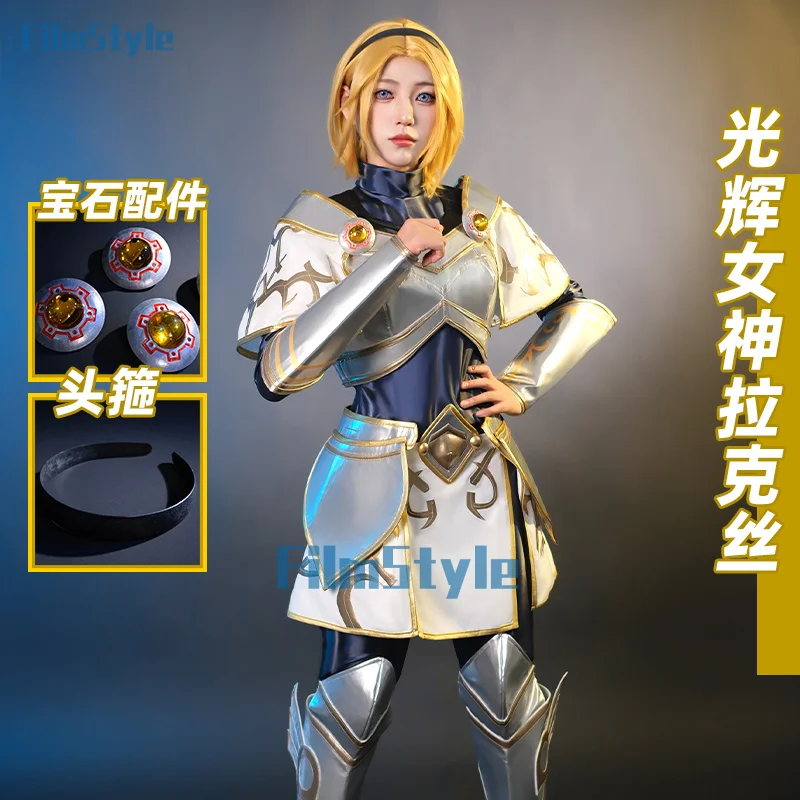 Luxanna Crownguard Cosplay Game LOL Anime Women Handsome Top Pants Uniform Halloween Costume Role Paly Clothing Full Set Stock
Luxanna Crownguard Cosplay Game LOL Anime Women Handsome Top Pants Uniform Halloween Costume Role Paly Clothing Full Set Stock