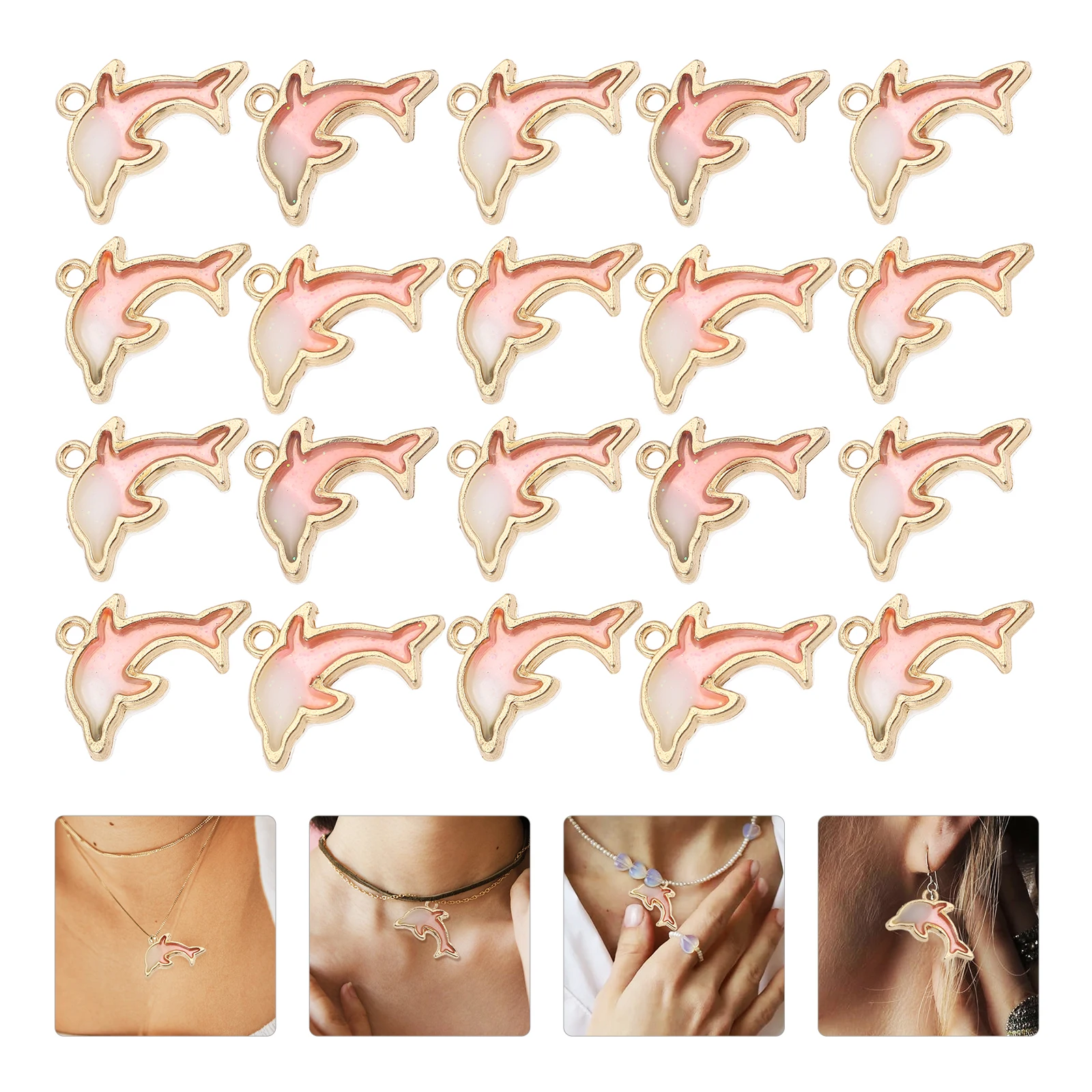 40 Pcs Alloy Pendant Bracelet Dolphin Charm Necklace Necklaces Bead Jewelry Making Charms Ocean for
40 Pcs Alloy Pendant Bracelet Dolphin Charm Necklace Necklaces Bead Jewelry Making Charms Ocean for