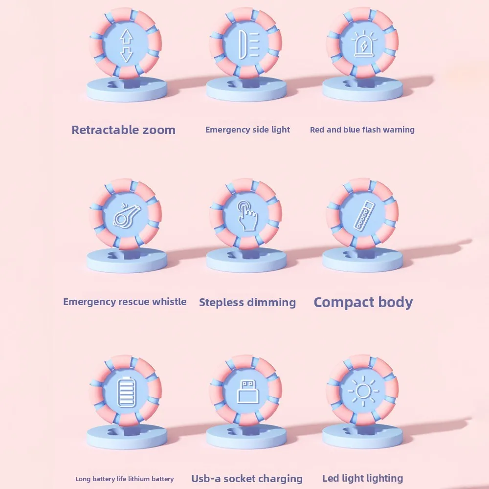 With Whistle LED Emergency Flashlight Rechargeable Small Outdoor Survival Flashlight Loud Sound Professional Portable Flashlight
With Whistle LED Emergency Flashlight Rechargeable Small Outdoor Survival Flashlight Loud Sound Professional Portable Flashlight