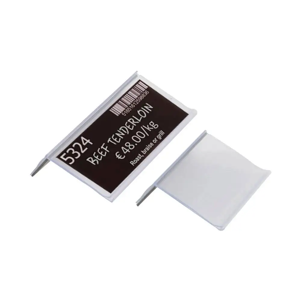 100pcs/lot L-shaped Price Tag Display Holder Rack Sign Frame Data Strip Magnetic Shelf Label
100pcs/lot L-shaped Price Tag Display Holder Rack Sign Frame Data Strip Magnetic Shelf Label