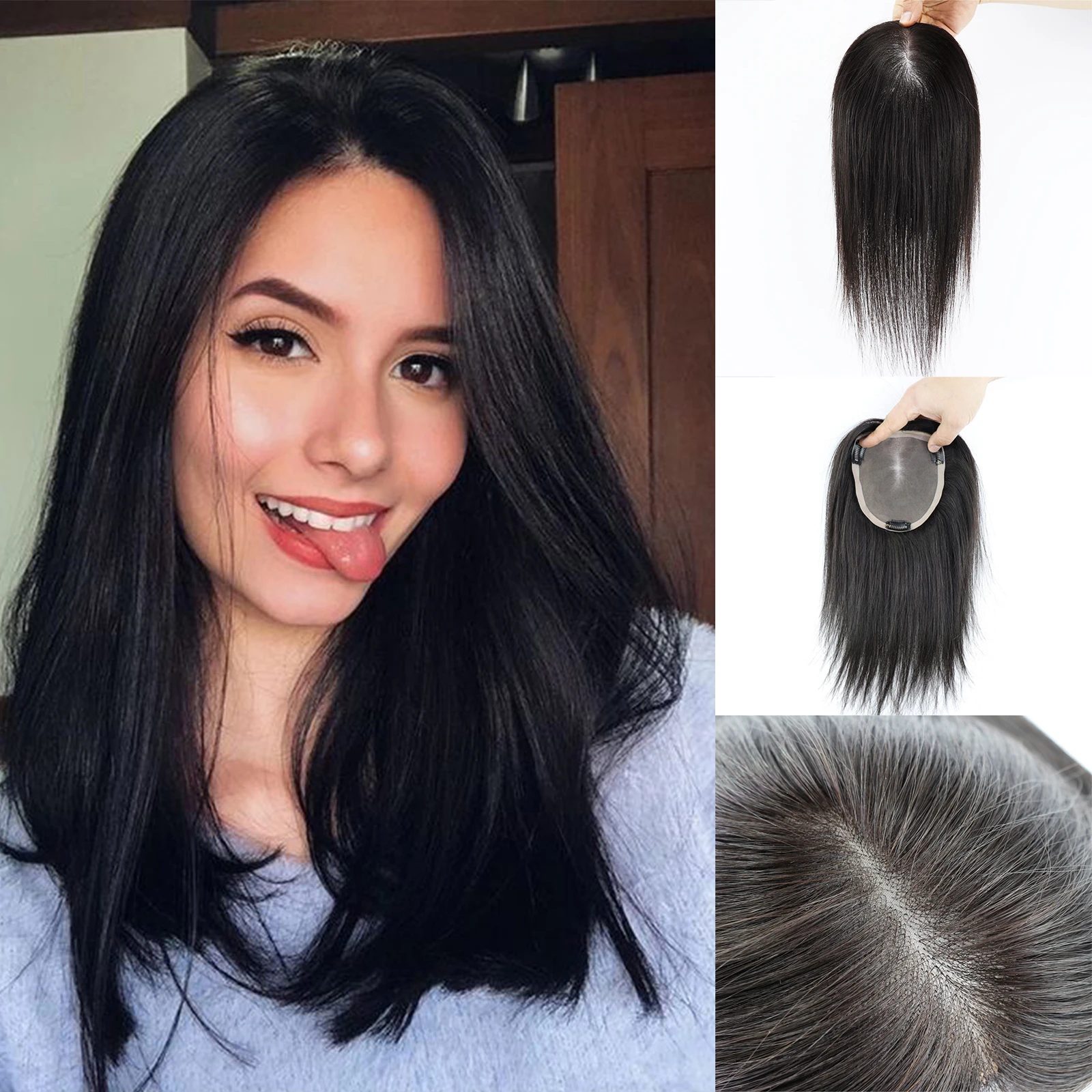 13x15 см моно основа, топпер из натуральных волос с заколками, натуральные черные шиньоны Remy, парик из натуральных волос на голове, прямые волосы для женщин
13x15 см моно основа, топпер из натуральных волос с заколками, натуральные черные шиньоны Remy, парик из натуральных волос на голове, прямые волосы для женщин