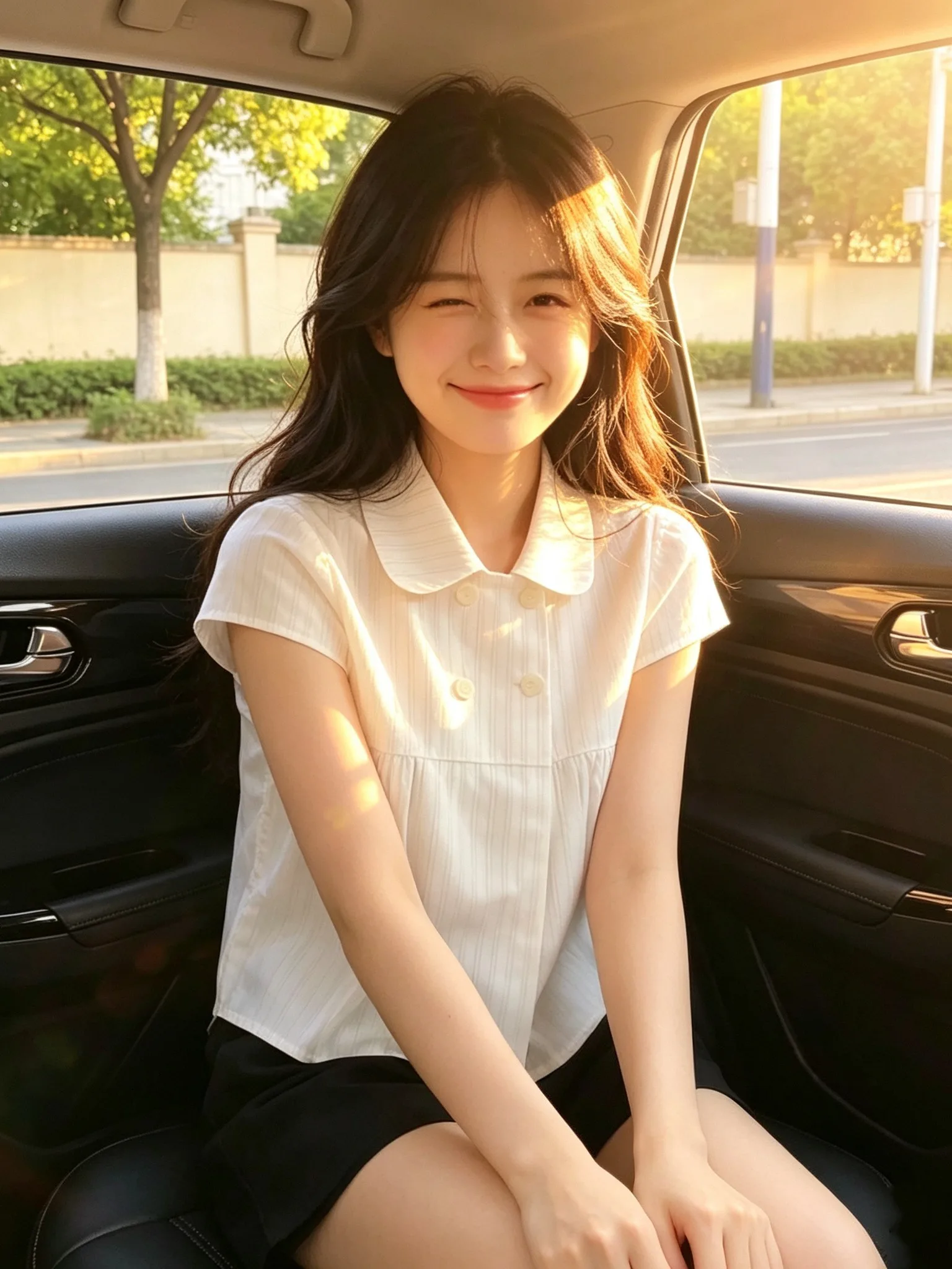 Slim Fit Short Sleeve Shirt Women's Summer New Folded Design Doll Collar Double Button Korean Style Breathable Comfortable Top
Slim Fit Short Sleeve Shirt Women's Summer New Folded Design Doll Collar Double Button Korean Style Breathable Comfortable Top
