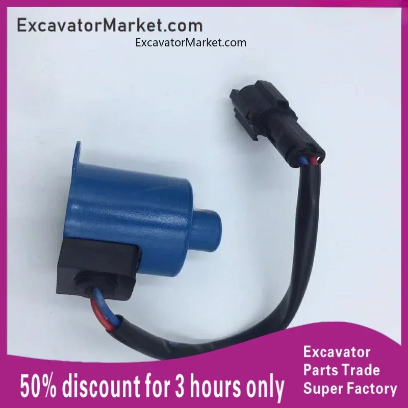 For small digging hydraulic pump proportional valve Doosan Daewoo 55/60 Sumitomo 120 Kato 512 pilot solenoid valve For excavator
For small digging hydraulic pump proportional valve Doosan Daewoo 55/60 Sumitomo 120 Kato 512 pilot solenoid valve For excavator