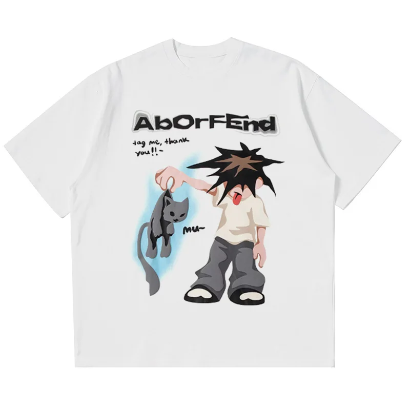 Tshirt Oversized Cotton Y2k Hip Hop Korean Vintage Hip Hop cartoon printing Graphic Short Sleeve loose casual Aesthetic punk tee
Tshirt Oversized Cotton Y2k Hip Hop Korean Vintage Hip Hop cartoon printing Graphic Short Sleeve loose casual Aesthetic punk tee