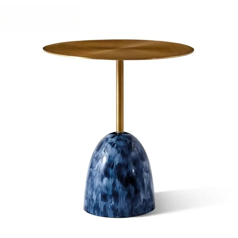 Living room round gold coffee table set marble stainless steel luxury modern bedroom side table
Living room round gold coffee table set marble stainless steel luxury modern bedroom side table