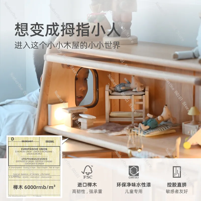 Playing House Doll House Large Villa Simulation Playing House Beech Bookcase Display Cabinet Figure Cabinet
Playing House Doll House Large Villa Simulation Playing House Beech Bookcase Display Cabinet Figure Cabinet