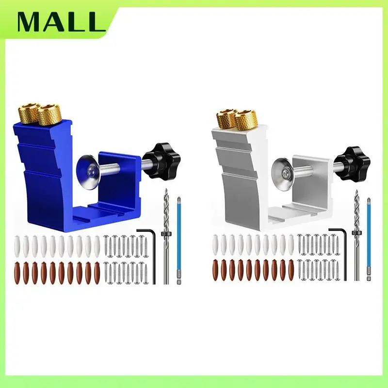1 Set Pocket Hole Jig Kit Pocket Hole Drill Guide Jig Set For 15° Angled Holes, For Woodworking Angle Drilling Holes A
1 Set Pocket Hole Jig Kit Pocket Hole Drill Guide Jig Set For 15° Angled Holes, For Woodworking Angle Drilling Holes A