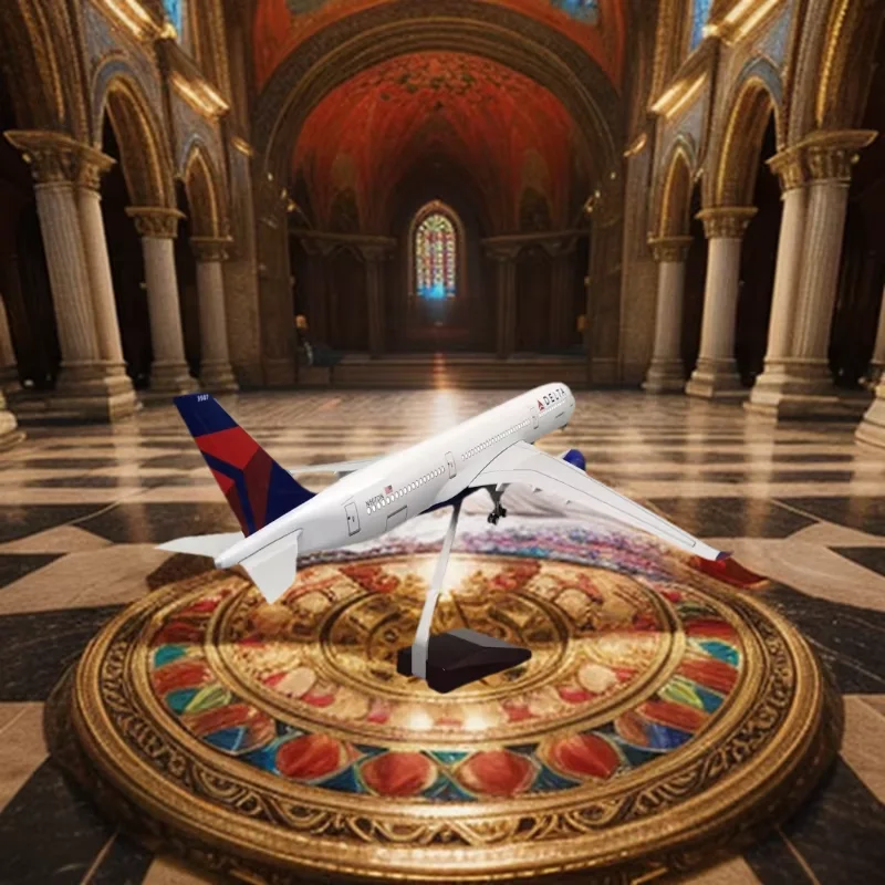 A350 Delta Airline Model Toys 1/142 Scale 47CM Airplane Model LED Light Wheel Landing Gear Plastic Resin Plane Model Halloween
A350 Delta Airline Model Toys 1/142 Scale 47CM Airplane Model LED Light Wheel Landing Gear Plastic Resin Plane Model Halloween
