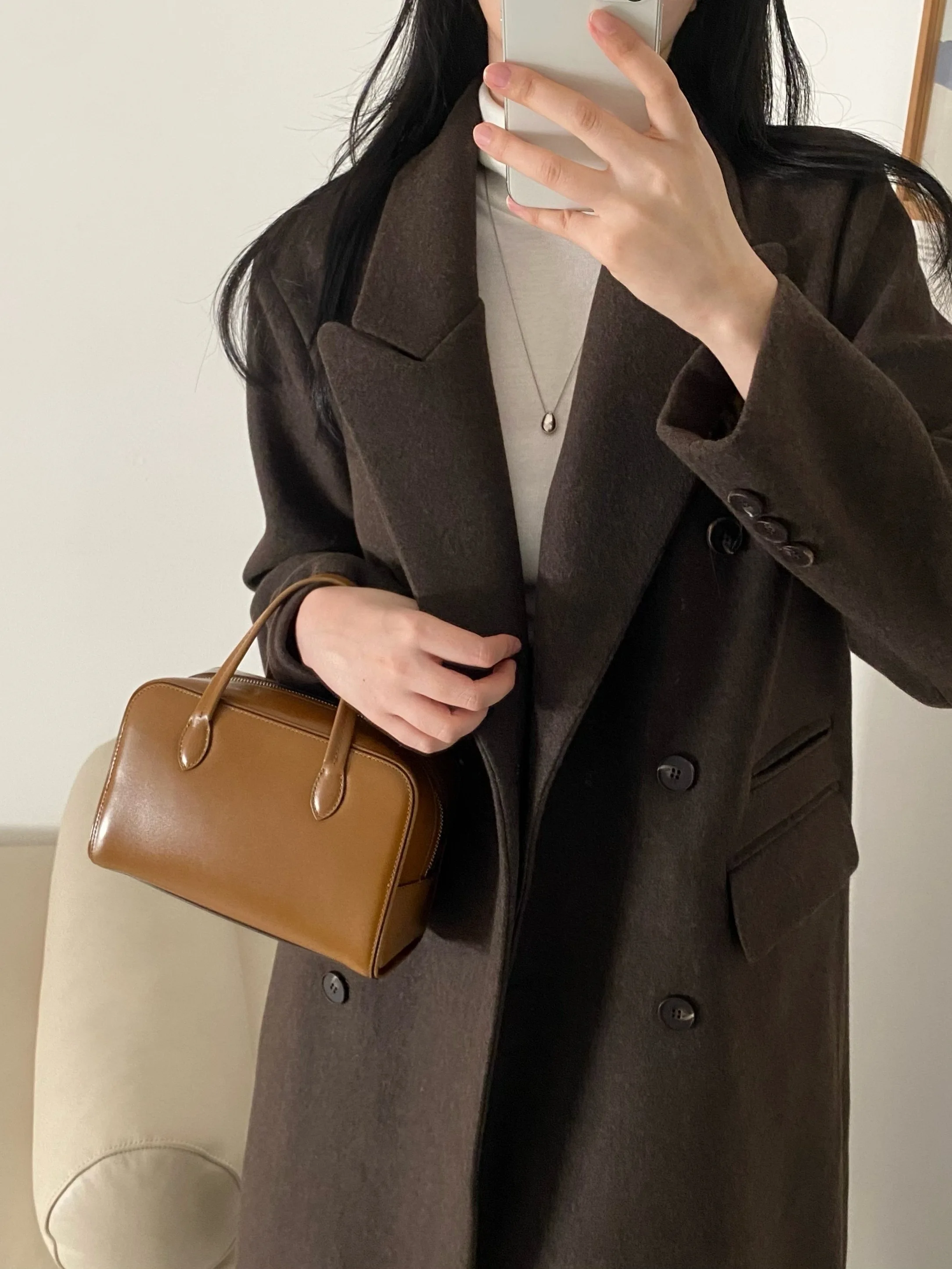 Ele Winter Long Over-Knee Suit Jaet Women's Double-Breasted Midi Coat Luxury Faion Commute Polyester Fiber Thiened
Ele Winter Long Over-Knee Suit Jaet Women's Double-Breasted Midi Coat Luxury Faion Commute Polyester Fiber Thiened