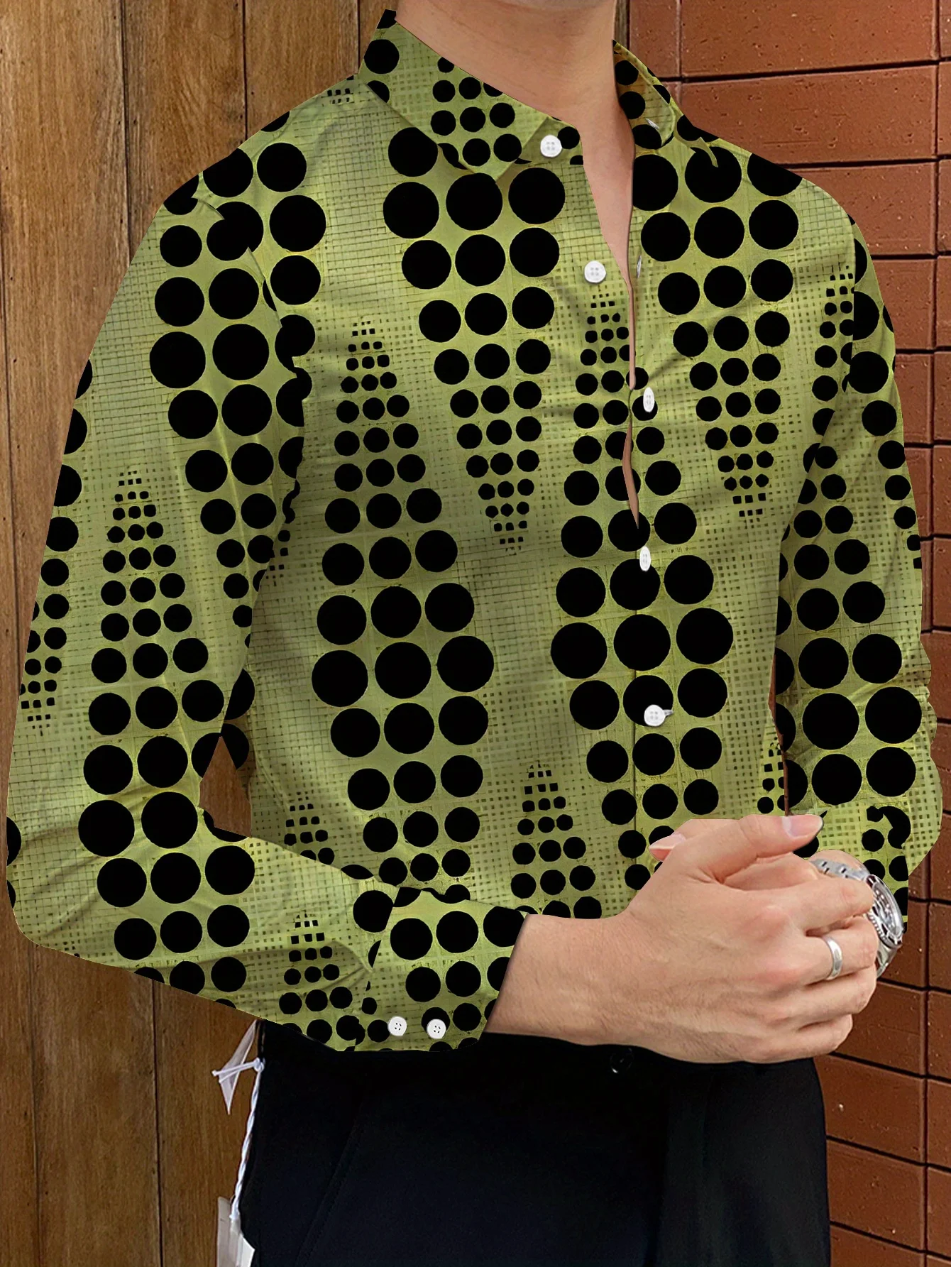 Fashion 3D Printed Geometric Pattern Shirt Casual Street Men's Shirt Simple Design Harajuku Men's Long Sleeve Top
Fashion 3D Printed Geometric Pattern Shirt Casual Street Men's Shirt Simple Design Harajuku Men's Long Sleeve Top