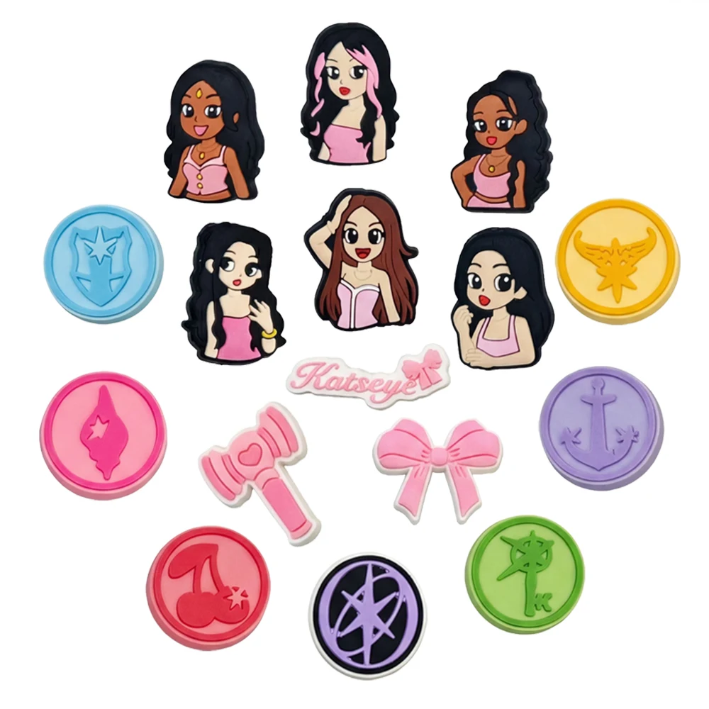 16/50/100pcs Music Shoe Charms KATSEYE for Shoe Accessories Dreations for Sandals Sneaker Classic Clog Kids X-mas Gifts
16/50/100pcs Music Shoe Charms KATSEYE for Shoe Accessories Dreations for Sandals Sneaker Classic Clog Kids X-mas Gifts