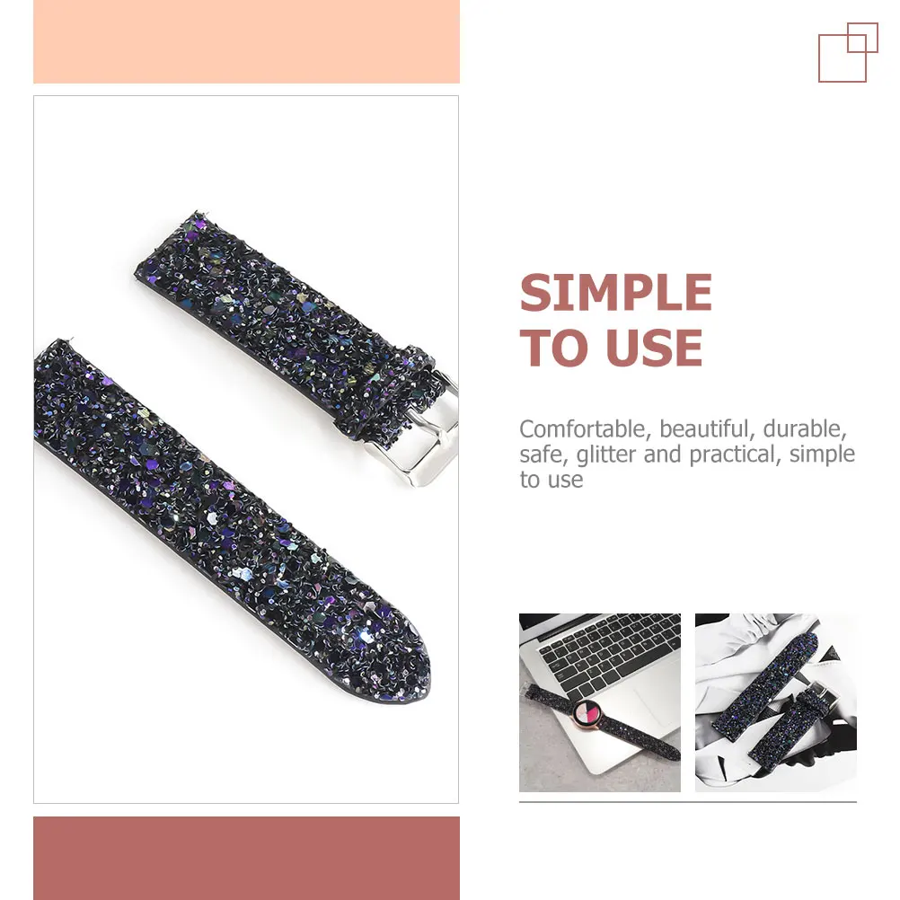 Shiny Genuine Watchb Women Comfortable Durable Supply Practical Shiny Watch Strap Watch Watchb Accessories 
Shiny Genuine Watchb Women Comfortable Durable Supply Practical Shiny Watch Strap Watch Watchb Accessories