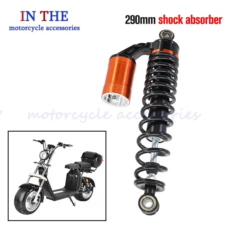 High Quality 290mm Rear Shock Absorber Damping with Decorative Airbag for Citycoco Modified Accessories Auto Parts
High Quality 290mm Rear Shock Absorber Damping with Decorative Airbag for Citycoco Modified Accessories Auto Parts