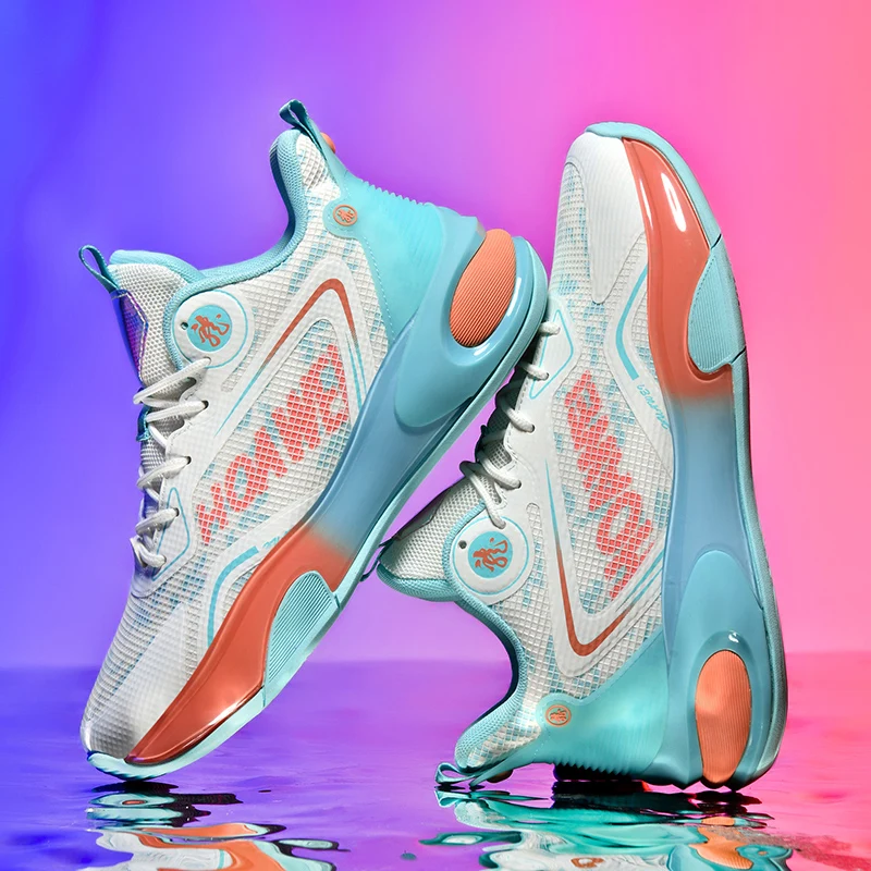 New Summer Hot Sale Breathable Elastic Sprint Basketball Shoes Sprint Lightweight Sports Shoes Basketball Shoes Sports Shoes
New Summer Hot Sale Breathable Elastic Sprint Basketball Shoes Sprint Lightweight Sports Shoes Basketball Shoes Sports Shoes