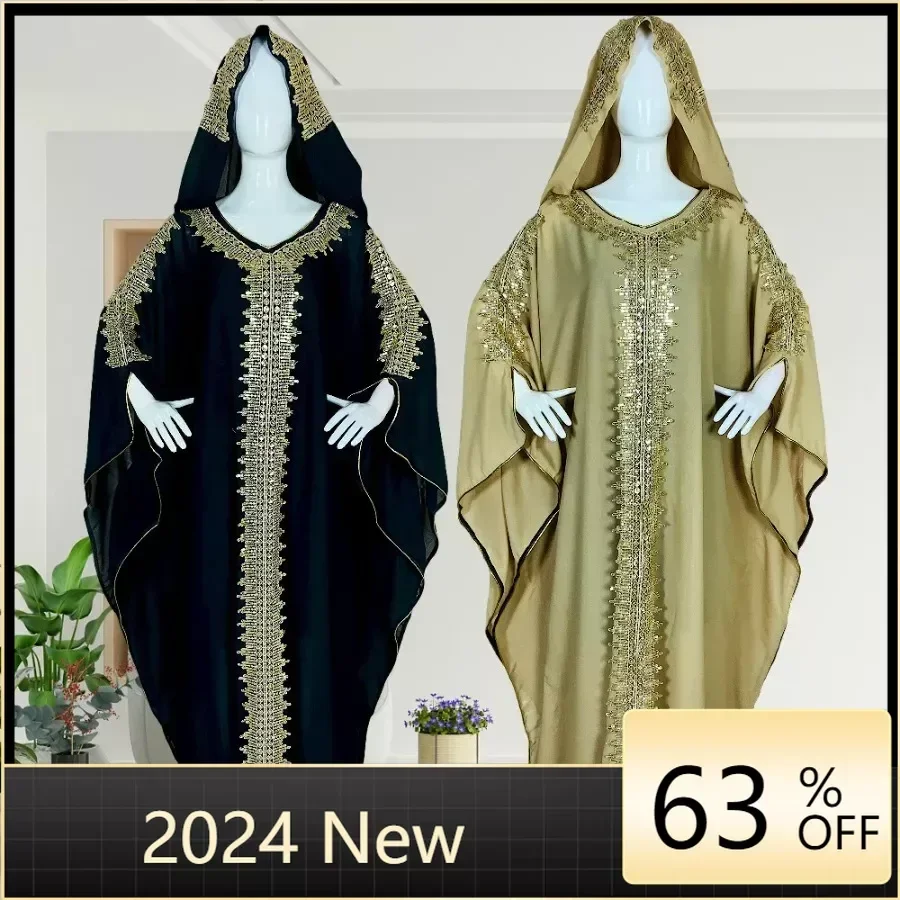 African Party Dresses for Women 2024 Elegant Dashiki Ankara Wedding Gowns Muslim Fashion Abaya Maxi Dress Hijab Dress Outfits
African Party Dresses for Women 2024 Elegant Dashiki Ankara Wedding Gowns Muslim Fashion Abaya Maxi Dress Hijab Dress Outfits