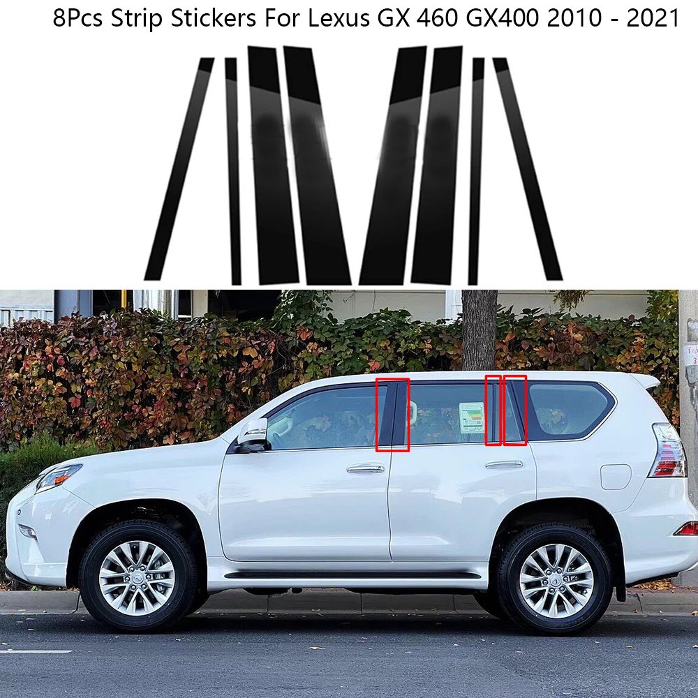 Для Lexus GX 460 GX400 2010 - 2021 Автомобильная дверь окно средняя Колонка отделка Защита ПК черная полоса декоративная наклейка
Для Lexus GX 460 GX400 2010 - 2021 Автомобильная дверь окно средняя Колонка отделка Защита ПК черная полоса декоративная наклейка