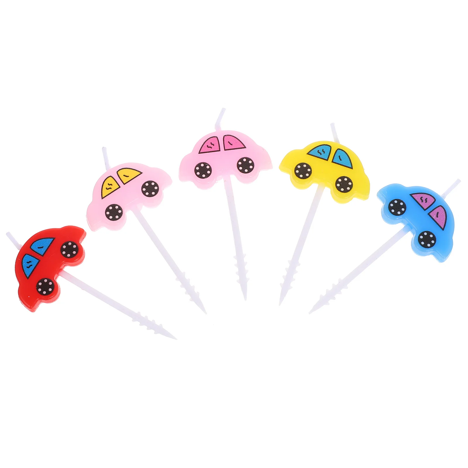 5 pcs Mini Cartoon Car Flameless Candles Cake Toppers For Kids Birthday Party Cake Decorating Supplies Insert Picks
5 pcs Mini Cartoon Car Flameless Candles Cake Toppers For Kids Birthday Party Cake Decorating Supplies Insert Picks