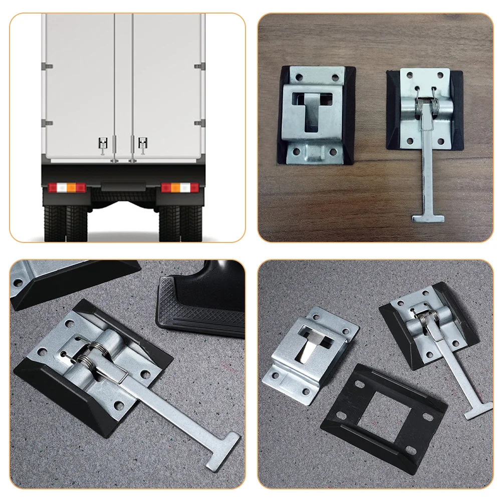 4Sets Cargo Trailer Door Latch Heavy Duty Metal Rv Door Latch Holder Secure Closure for Camper Trailer Outdoor Use
4Sets Cargo Trailer Door Latch Heavy Duty Metal Rv Door Latch Holder Secure Closure for Camper Trailer Outdoor Use