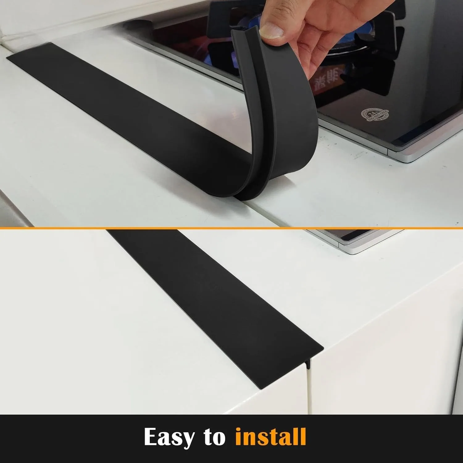 2 Pack Silicone Stove Gap Covers,Heat Resistant Oven Gap Filler Seals Gaps with Anti-Slip Mirror Base, Stain Resistant Stove Counter Gap Cover Silicone Strips Between Stovetop and Counter
2 Pack Silicone Stove Gap Covers,Heat Resistant Oven Gap Filler Seals Gaps with Anti-Slip Mirror Base, Stain Resistant Stove Counter Gap Cover Silicone Strips Between Stovetop and Counter