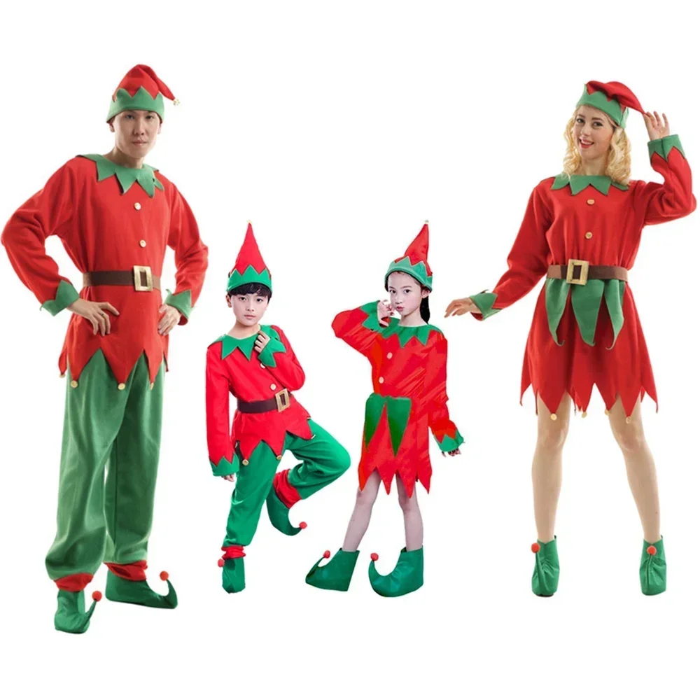Christmas Elf Cosplay Costumes Adult Family Clothing Hat Shoes Cover Full Set Kids Role Play Suit New Year Xmas Carnival Party
Christmas Elf Cosplay Costumes Adult Family Clothing Hat Shoes Cover Full Set Kids Role Play Suit New Year Xmas Carnival Party