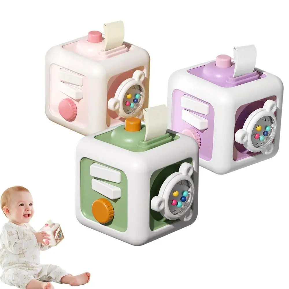 6 in 1 Sensory Busy Cube Toy Early Educational Sensory Training Cube Sensory Learing Toy Fine Motor Skills
6 in 1 Sensory Busy Cube Toy Early Educational Sensory Training Cube Sensory Learing Toy Fine Motor Skills