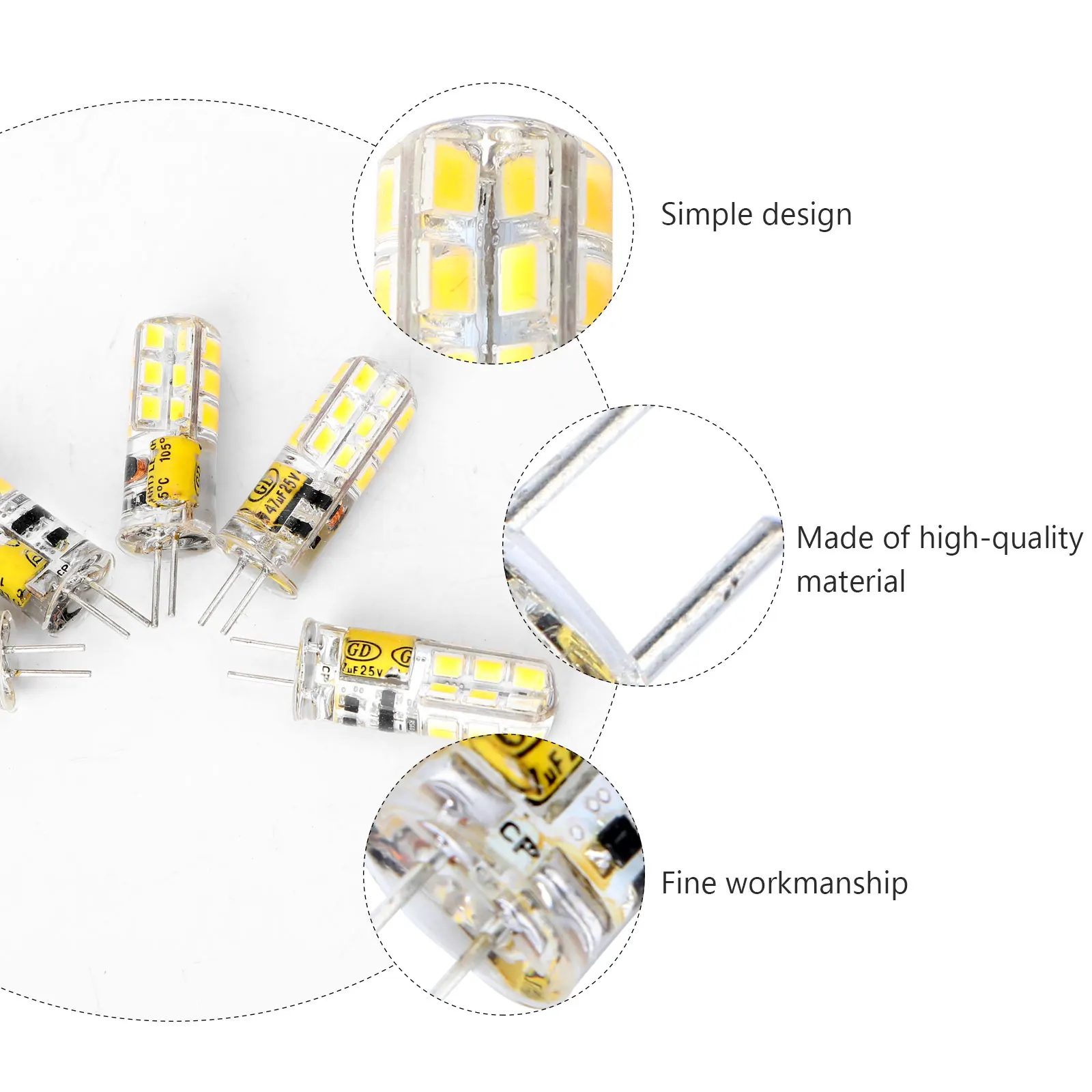 10 pcs Led Bulb 12V 3W 3000-6000K 130Lm Non-Dimmable Energy Saving For Ceiling Lamp Chandelier Crystal Light
10 pcs Led Bulb 12V 3W 3000-6000K 130Lm Non-Dimmable Energy Saving For Ceiling Lamp Chandelier Crystal Light