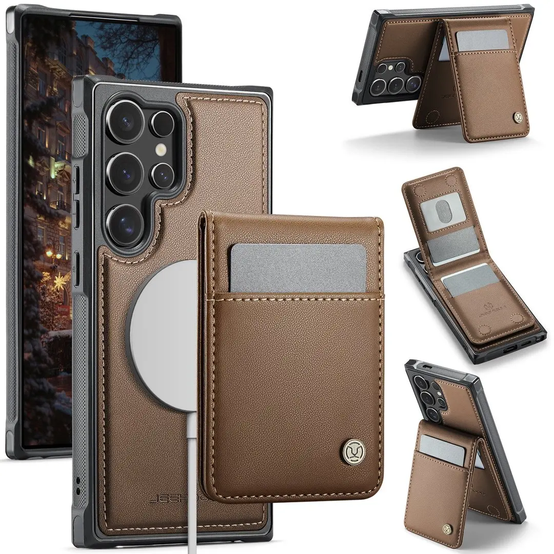 Magnetic 2 in 1 Detachable for Samsung Galaxy S26 S25 S24 S23 Ultra S22 Plus Wallet Card Holder Magnetic Flip Kickstand Case
Magnetic 2 in 1 Detachable for Samsung Galaxy S26 S25 S24 S23 Ultra S22 Plus Wallet Card Holder Magnetic Flip Kickstand Case