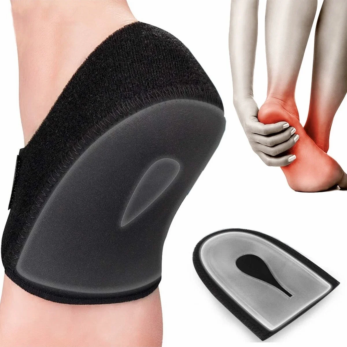 1Pair Heel Cups Heel Protectors Plantar Fasciitis Heel Cushion for Achilles Tendonitis Bone Spur Aching Feet Relieve Heel Pain
1Pair Heel Cups Heel Protectors Plantar Fasciitis Heel Cushion for Achilles Tendonitis Bone Spur Aching Feet Relieve Heel Pain