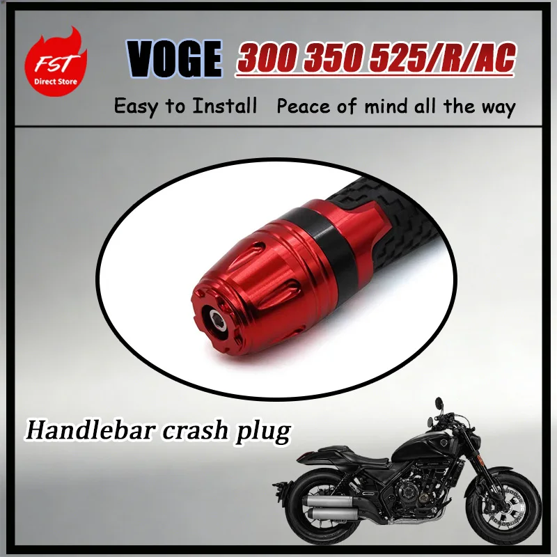FOR VOGE Handlebar Anti-Fall End Plug Vibration Damping Balance Weight Accessories for 300 350 525RAC RR525 660RR Motorcycle
FOR VOGE Handlebar Anti-Fall End Plug Vibration Damping Balance Weight Accessories for 300 350 525RAC RR525 660RR Motorcycle