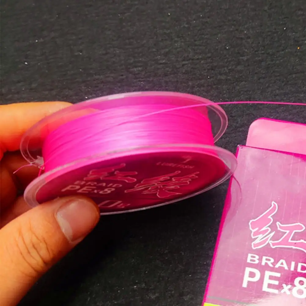 Fishing Line 1 Roll Reliable Smooth PE Material Pink 8 Braided Fishing Line Angling Supplies
Fishing Line 1 Roll Reliable Smooth PE Material Pink 8 Braided Fishing Line Angling Supplies