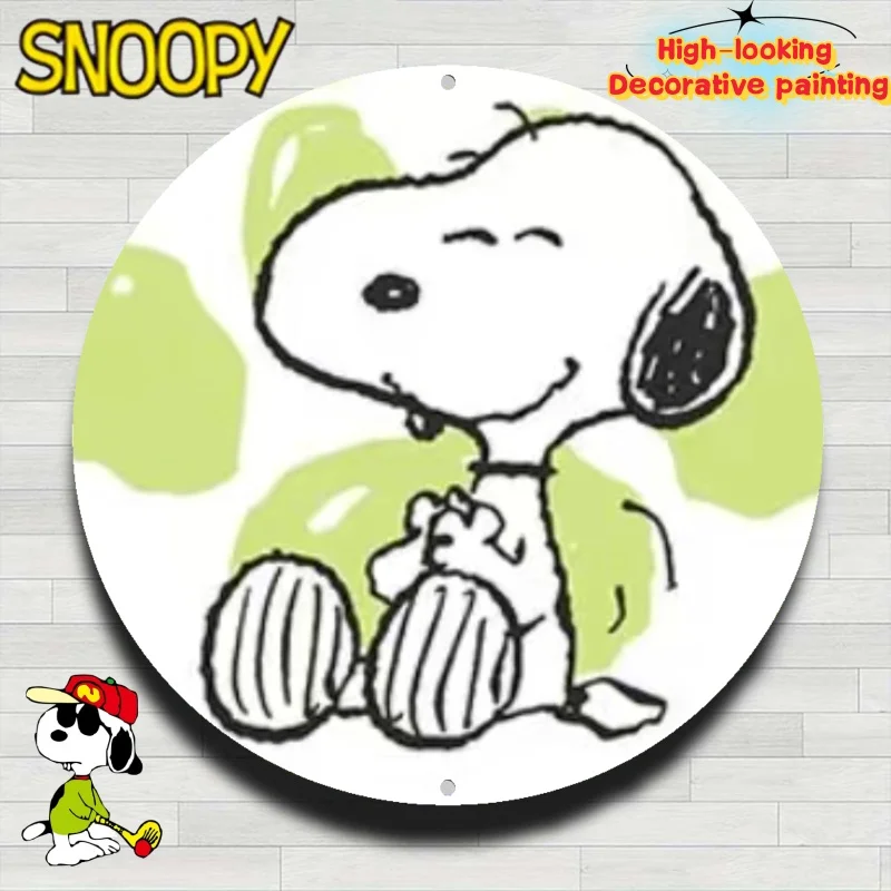 New Snoopy Personality Creative Round Tin Painting Cartoon Cute Interior Decoration Wall Painting Exquisite housewarming gifts
New Snoopy Personality Creative Round Tin Painting Cartoon Cute Interior Decoration Wall Painting Exquisite housewarming gifts